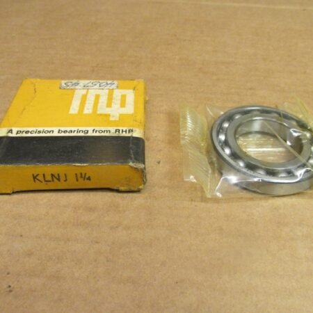 RHP KLNJ1-1/4 Bearing Open 1-1/4" ID 2-1/4" OD 3/8"W KLNJ-1-1/4 R-20 R20 England