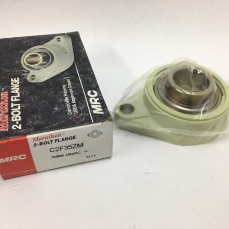 Upgrade Equipment with MRC C2F35ZM Bearing Unit - 35mm ID, Rugged, Wash-Down Ready, Fast Shipping!