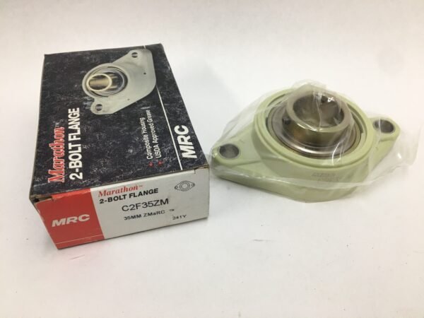 Upgrade Equipment with MRC C2F35ZM Bearing Unit - 35mm ID, Rugged, Wash-Down Ready, Fast Shipping!