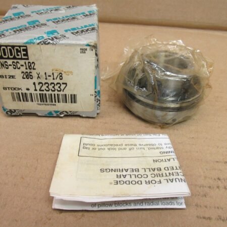 DODGE INS-SC-102/123337 BEARING INSERT 1-1/8" ID INCSC102 206x1-1/8 SETSCREW USA